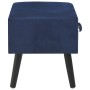 Mesitas de noche 2 unidades 40x35x40 cm terciopelo azul