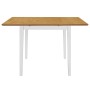 Juego de muebles de comedor 5 piezas MDF blanco