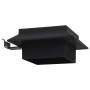 Lámparas solares cuadradas de exterior negras 12 uds LED 12 cm