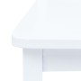 Sillas de comedor 6 unidades madera maciza de caucho blanco