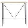 Juego de mesa alta y taburetes 5 piezas plástico negro