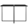 Set de muebles jardín 9 pzas con cojines ratán sintético gris