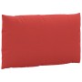 Cojines para palets 2 unidades tela Oxford rojo
