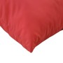 Cojines para palets 2 unidades tela Oxford rojo
