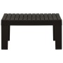 Set de muebles de jardín 2 piezas con cojines plástico gris