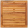 Set muebles de jardín 2 pzas cojines gris oscuro madera acacia