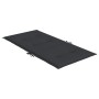 Cojín de silla de jardín respaldo bajo 6 uds tela Oxford negro