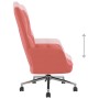 Sillón de relax de terciopelo rosa