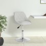 Silla de comedor de cuero sintético blanco
