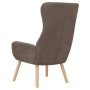 Sillón de relax de terciopelo marrón