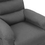 Sillón reclinable de tela gris claro