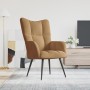 Sillón de relax de terciopelo marrón