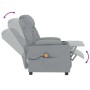 Sillón de masaje tela gris claro