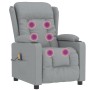 Sillón de masaje tela gris claro