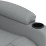 Sillón de masaje tela gris claro