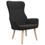Sillón de relax de tela negro