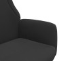 Sillón de relax de tela negro