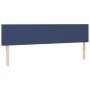 Cabeceros 2 unidades de tela azul 90x5x78/88 cm