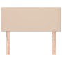 Cabecero de cuero sintético color capuchino 90x5x78/88 cm