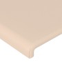 Cabeceros 2 unidades cuero sintético capuchino 72x5x78/88 cm