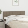 Cabeceros 2 unidades tela gris taupe 72x5x78/88 cm