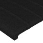 Cabecero de tela negro 100x5x78/88 cm