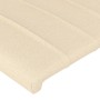 Cabeceros 2 unidades tela color crema 72x5x78/88 cm