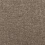 Cama sin colchón tela gris taupe 180x200 cm