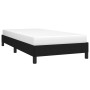 Estructura de cama sin colchón tela negro 100x200 cm