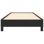 Estructura de cama sin colchón tela negro 100x200 cm