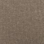 Estructura de cama sin colchón tela gris taupe 100x200 cm