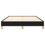Cama sin colchón tela negro 140x190 cm