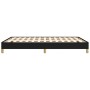 Cama sin colchón tela negro 140x190 cm