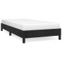 Estructura de cama sin colchón terciopelo negro 100x200 cm
