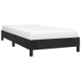 Estructura de cama sin colchón terciopelo negro 100x200 cm