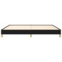 Cama sin colchón tela negro 200x200 cm