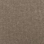 Cama sin colchón tela gris taupe 180x200 cm
