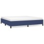 Cama sin colchón tela azul 200x200 cm