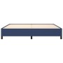 Cama sin colchón tela azul 200x200 cm