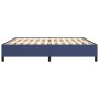 Cama sin colchón tela azul 200x200 cm