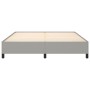 Cama sin colchón tela gris claro 180x200 cm