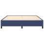Cama sin colchón tela azul 160x200 cm
