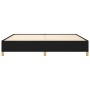 Cama sin colchón tela negro 200x200 cm