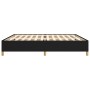 Cama sin colchón tela negro 200x200 cm
