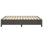 Estructura de cama sin colchón terciopelo gris oscuro 140x200cm