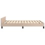 Estructura cama con cabecero sin colchón cappuccino 120x200 cm