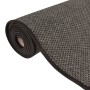 Alfombra de pasillo con aspecto sisal gris antracita 50x200 cm