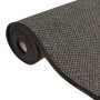 Alfombra de pasillo con aspecto sisal gris antracita 80x250 cm