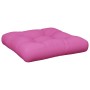 Cojín para sofá de palets tela rosa 60x60x12 cm