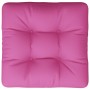 Cojín para sofá de palets tela rosa 60x60x12 cm